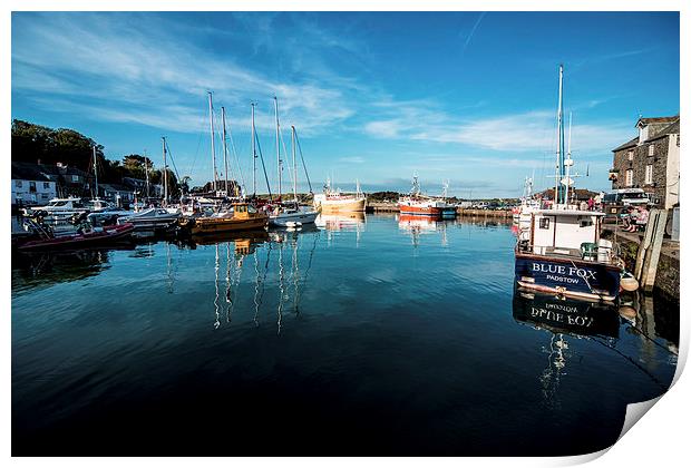 Padstow Harbour Print by Rob Hawkins