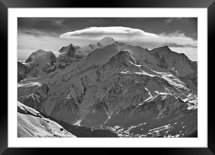 Mont Blanc: The roof of Europe Framed Mounted Print by Andy Armitage