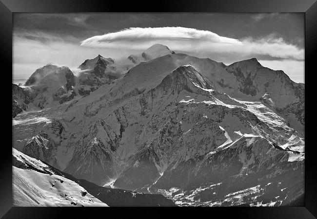 Mont Blanc: The roof of Europe Framed Print by Andy Armitage
