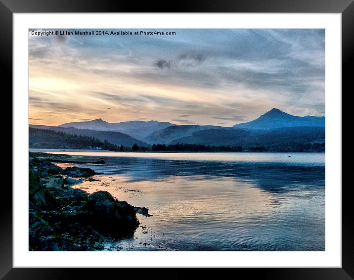 Isle of Arran Framed Mounted Print by Lilian Marshall