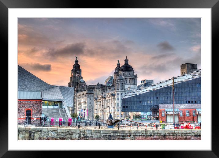 Majestic Liverpool Waterfront Framed Mounted Print by Jason Wells