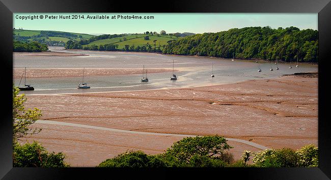 Low Tide On The River Framed Print by Peter F Hunt
