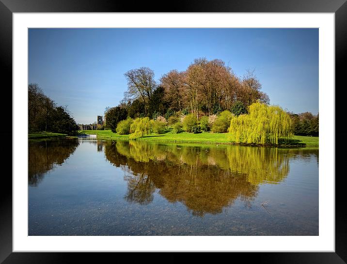 Fountains Abbey Framed Mounted Print by Neil Young