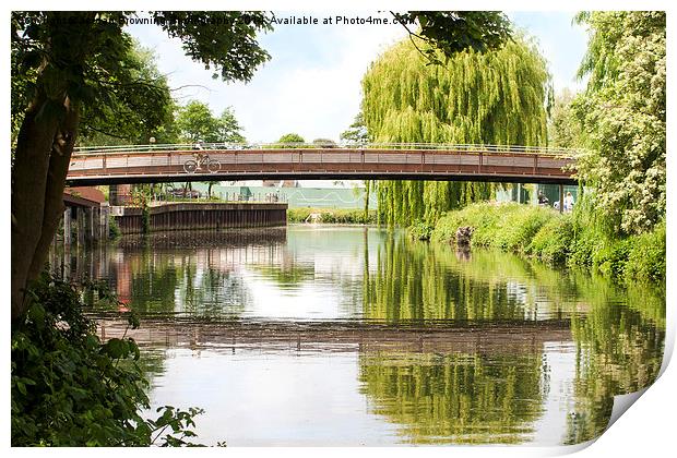 Jarrold Bridge Norwich Print by Jordan Browning Photo