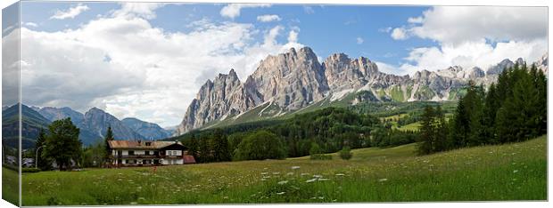 Italian Dolomites Canvas Print by Andy Armitage