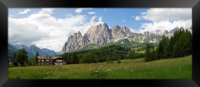 Italian Dolomites Framed Print by Andy Armitage