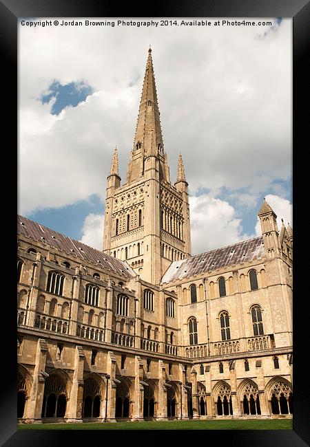 Norwich Cathedral Framed Print by Jordan Browning Photo