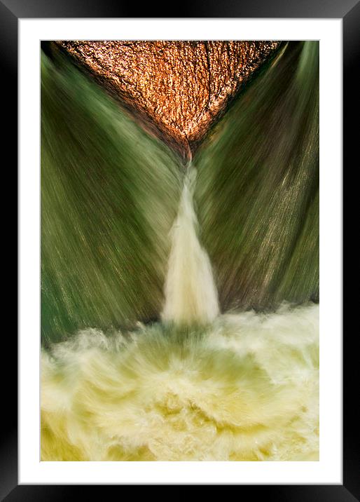 River Thames, Weir, Oxfordshire Framed Mounted Print by Ted Miller