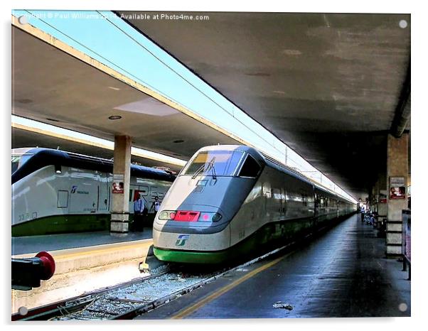 Elettro Treno Rapido 500 Acrylic by Paul Williams