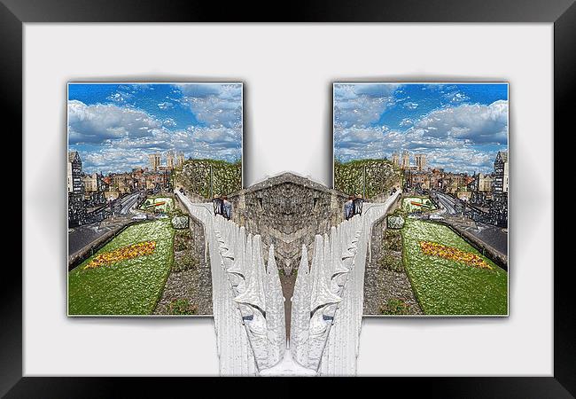 York. Double take. Framed Print by Robert Gipson