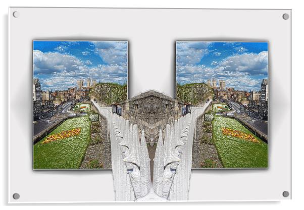 York. Double take. Acrylic by Robert Gipson