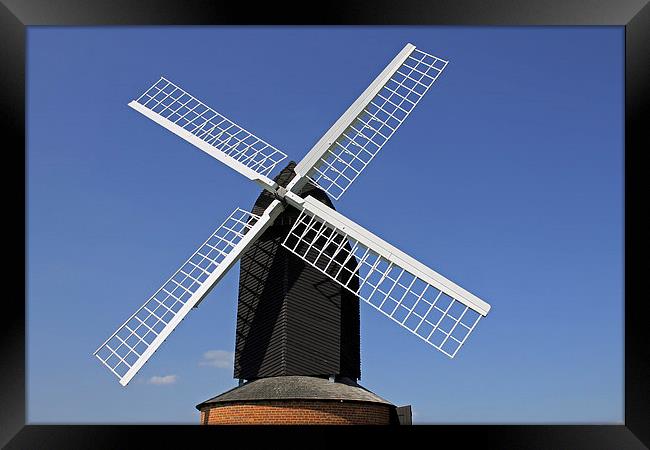 Brill Windmill Framed Print by Tony Murtagh