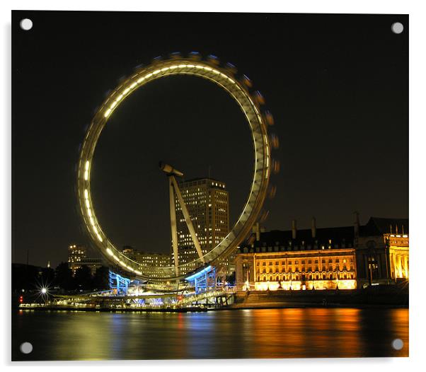 London Eye Acrylic by Rob Camp