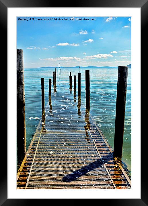 The pier at Rhos on Sea, North Wales, UK Framed Mounted Print by Frank Irwin