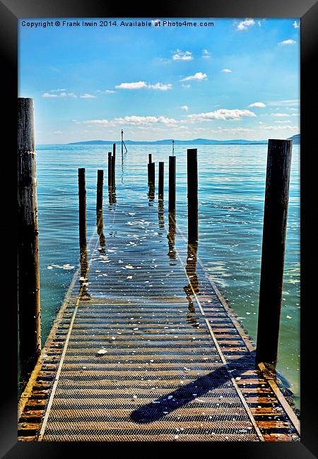 The pier at Rhos on Sea, North Wales, UK Framed Print by Frank Irwin