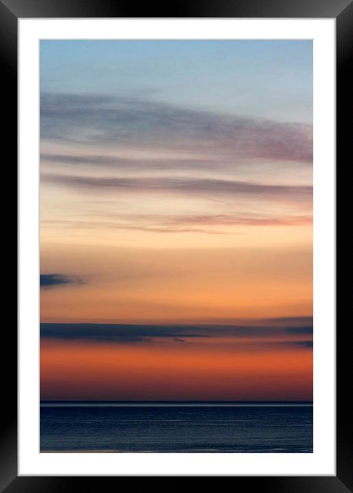 A Mesmerizing Sunrise at Craster, Northumberland. Framed Mounted Print by Robert Murray