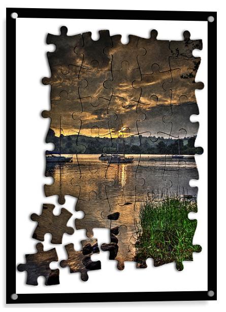 Framed Jigsaw Acrylic by CHRIS ANDERSON