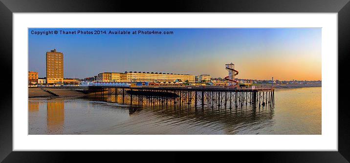 Herne bay panorama Framed Mounted Print by Thanet Photos