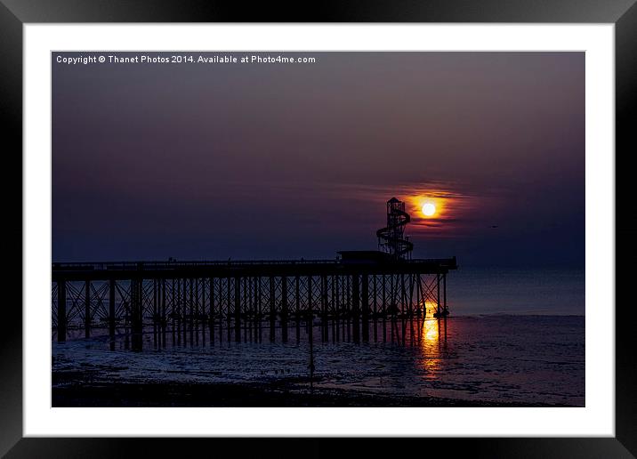 Helter skelter sunset Framed Mounted Print by Thanet Photos