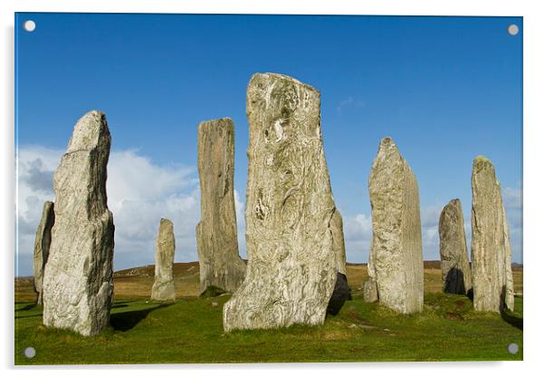 Mystical Megaliths of Callanish Acrylic by Robert Murray