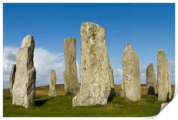 Mystical Megaliths of Callanish Print by Robert Murray