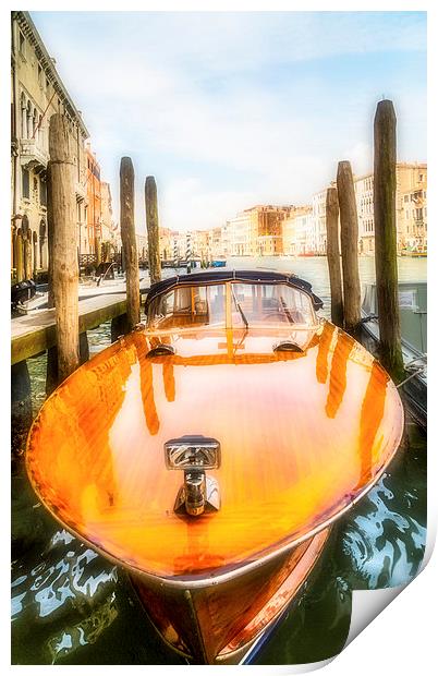 Water taxi Print by Gary Finnigan