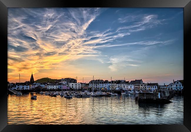 Ilfracombe Harbour Framed Print by Dave Wilkinson North Devon Ph