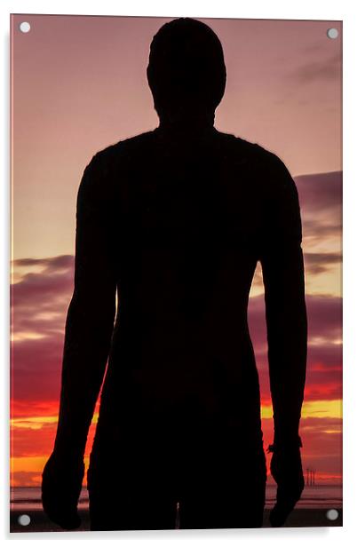 Iron Man at sunset Acrylic by Jason Wells