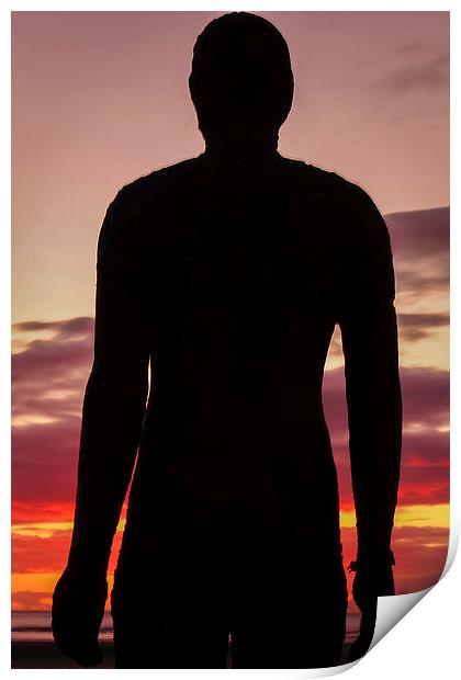 Iron Man at sunset Print by Jason Wells