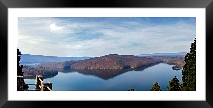 Raystown Lake Framed Mounted Print by Tom and Dawn Gari