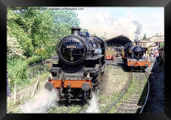 Gala Day at Bridgnorth Framed Print by Paul Williams