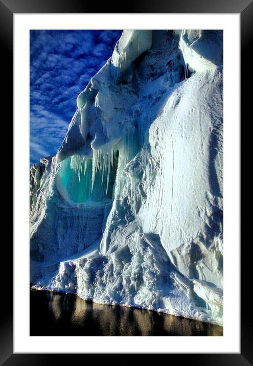Iceberg Giant, Cape Roget, Antarctica Framed Mounted Print by Carole-Anne Fooks