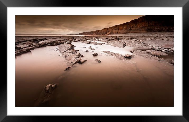 Welsh Heritage Coast Framed Mounted Print by Leighton Collins