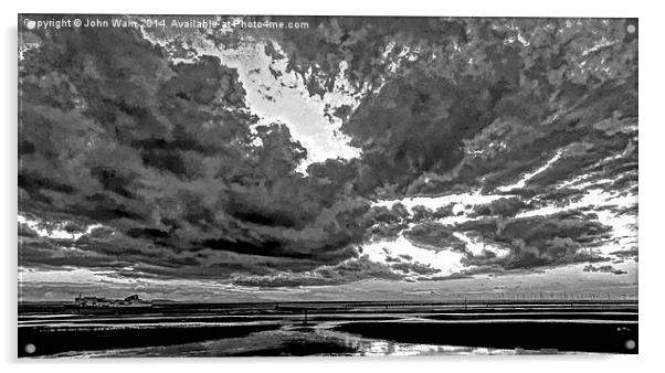 The Storm Acrylic by John Wain