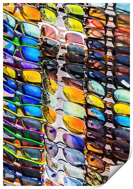 Sunglasses Heaven Print by Graham Prentice
