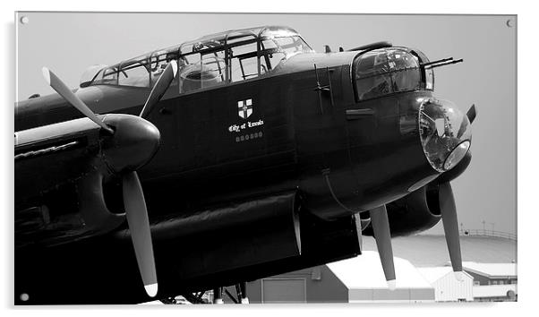 Lancaster Bomber PA474 Acrylic by daniel kennedy