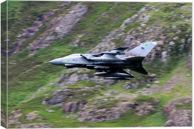 RAF Tornado Low Level Canvas Print by Peter Struthers