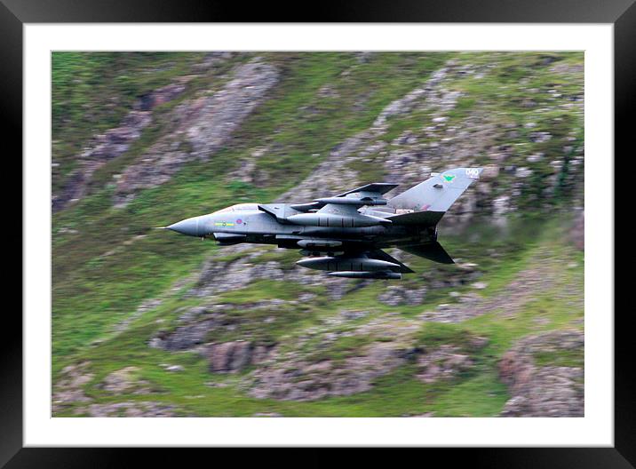 RAF Tornado Low Level Framed Mounted Print by Peter Struthers