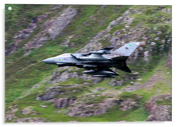 RAF Tornado Low Level Acrylic by Peter Struthers