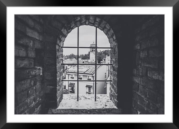A view from the castle Framed Mounted Print by Chiara Cattaruzzi