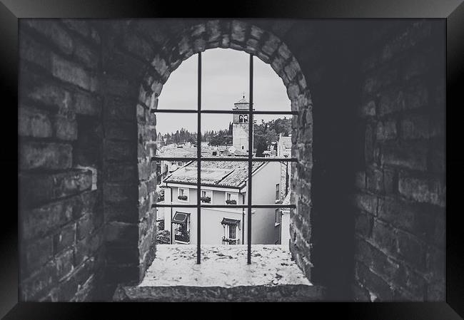 A view from the castle Framed Print by Chiara Cattaruzzi