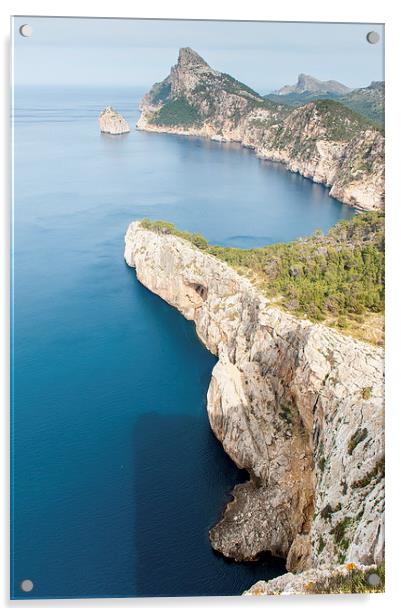 Mallorca view Acrylic by Gary Eason