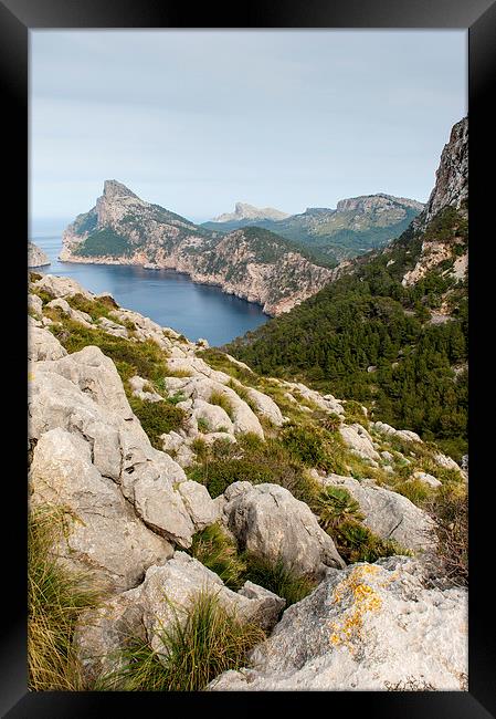 Mallorca view Framed Print by Gary Eason
