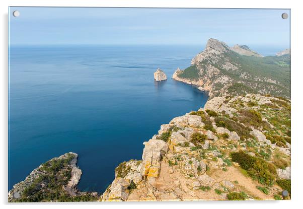 Mallorca view Acrylic by Gary Eason