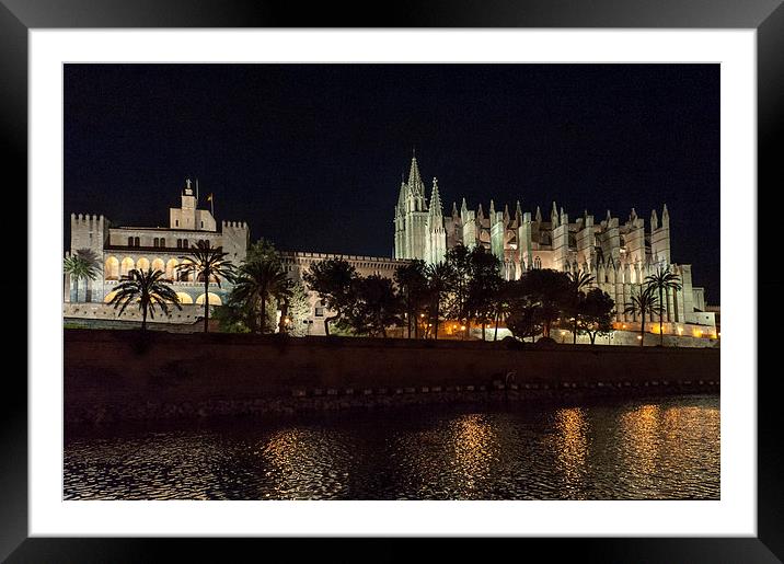 Palma cathedral, Mallorca Framed Mounted Print by Gary Eason