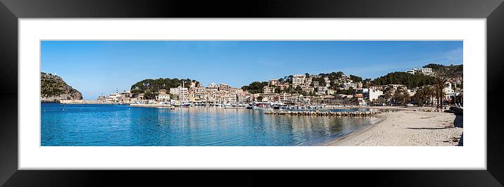 Port Soller panorama Framed Mounted Print by Gary Eason