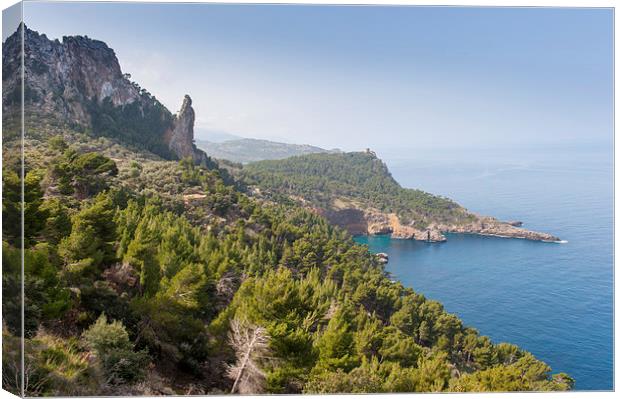 Mallorca coastal view Canvas Print by Gary Eason