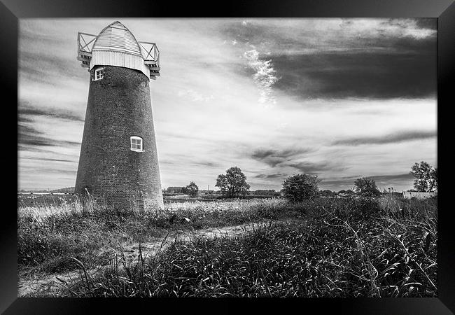 Mill at West Somerton Framed Print by Stephen Mole