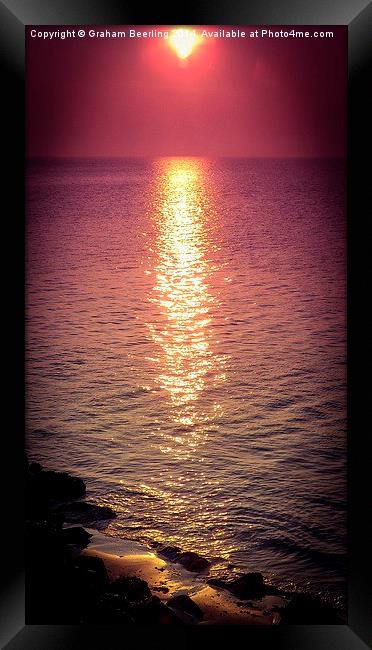 Evening Sunset Framed Print by Graham Beerling