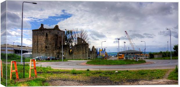 Rosyth Castle Canvas Print by Tom Gomez